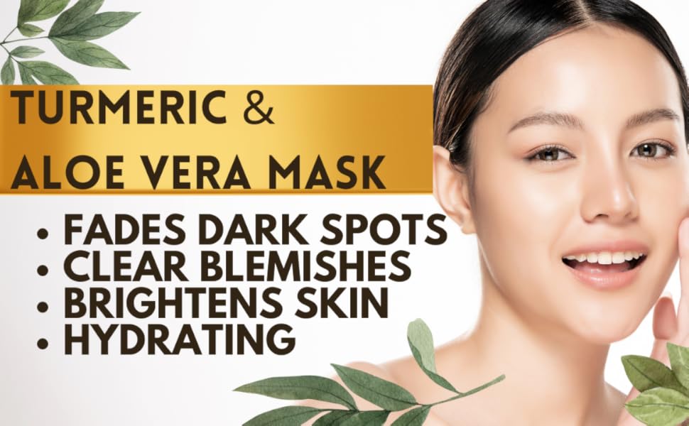 turmeric gel face mask