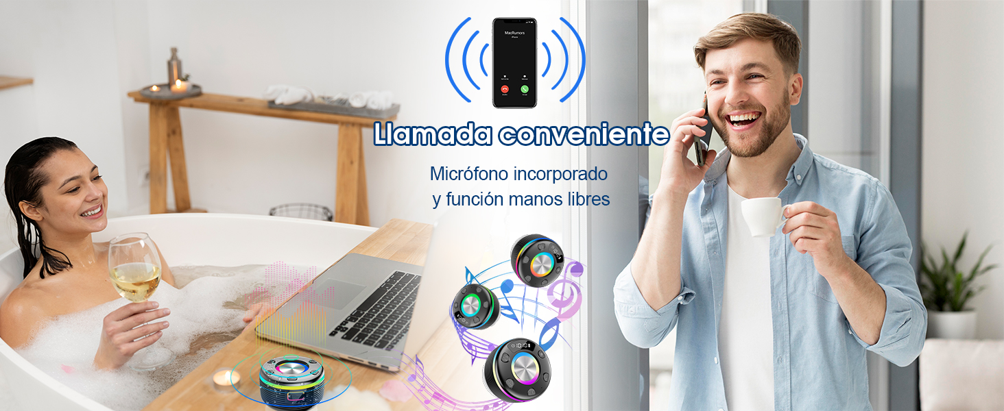 altavoz bluetooth potente altavoces inalambrico portatil exterior speaker ducha