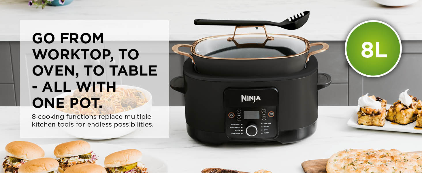 Ninja Multicooker 8 in 1 MC1001UKCP
