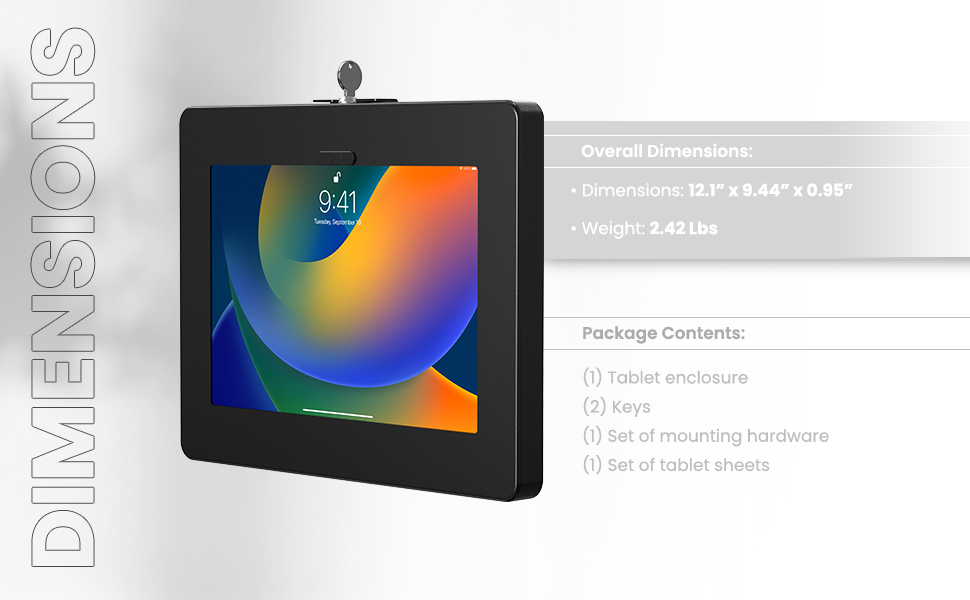 Amazon.com: Locking iPad Wall Mount – CTA Anti-Theft Tablet