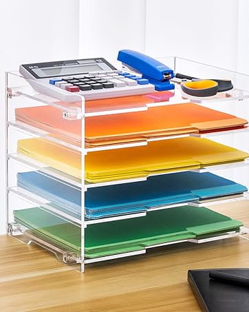 File Organizer On Desk