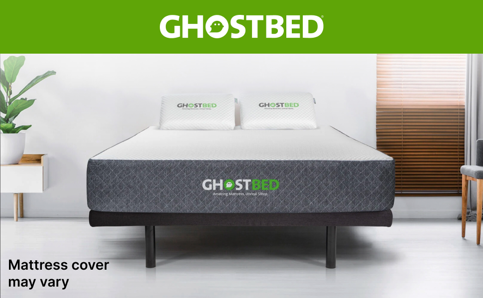 GhostBed Queen Adjustable Bed Frame Power Base with 11