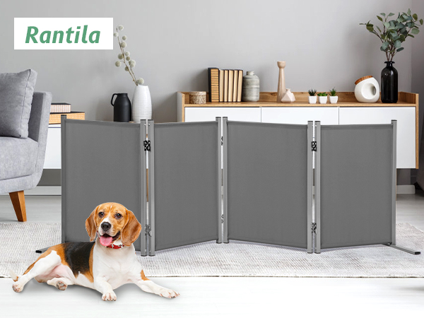 Amazon.com: RANTILA 4 Panel Indoor Foldable Dog Fence