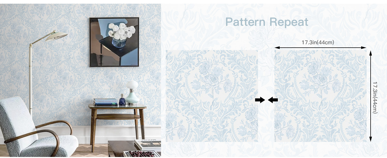 flroal peel and stick wallpaper blue wallpaper stick and peel light blue wallpaper damask wallpaper