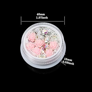 Size OF The Nail Art Pot