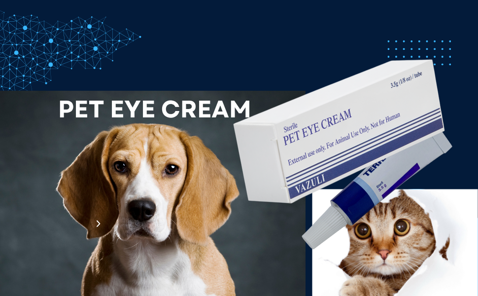 pet eye cream ointment drop cat dogs rabbit animal birds Health vazuli veterra