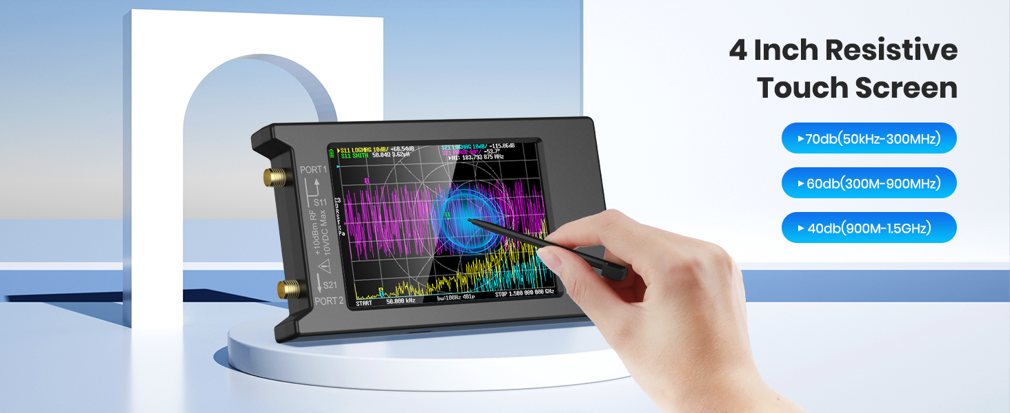 NanoVNA-H4 Vector Network Analyzer with 32GB Card 13 NanoVNA-H Vector Network Analyzer