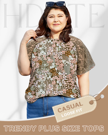 Plus Size Floral Shirt for Women