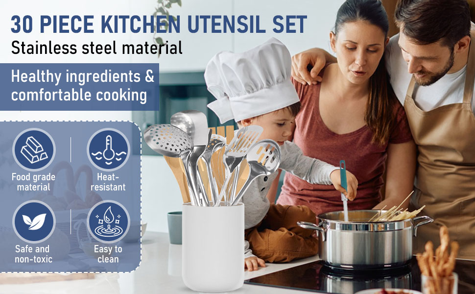 Stainless Steel kitchen utensils set