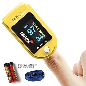 PO-200A Solo Gelb mit Batterien und Trageband