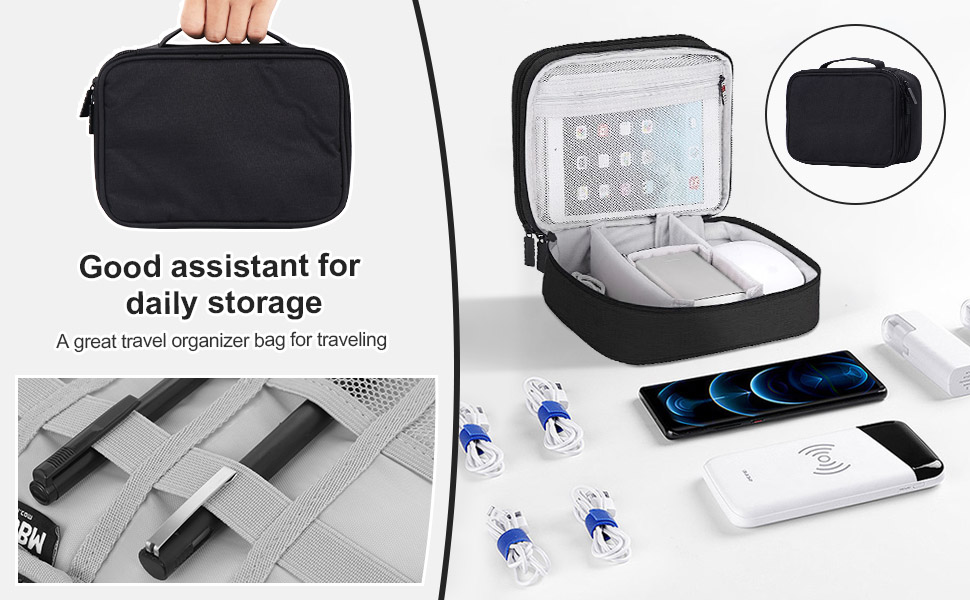 Double Layer Electronics Storage Case