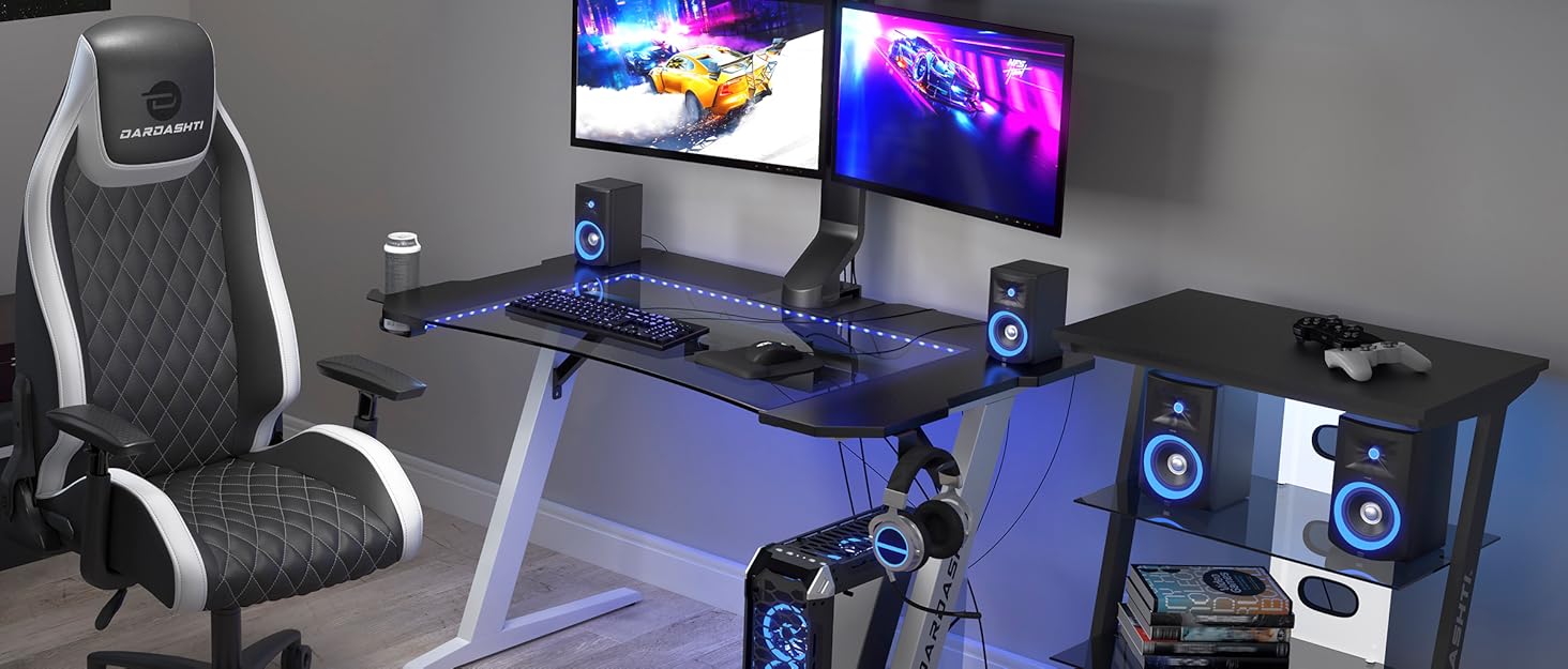 Atlantic Dardashti 4Tier Gaming Shelf Console Storage