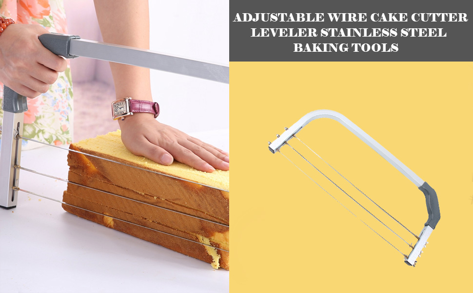 Cake Leveler, Adjustable Cake Levelers, 3 Wire Stainless