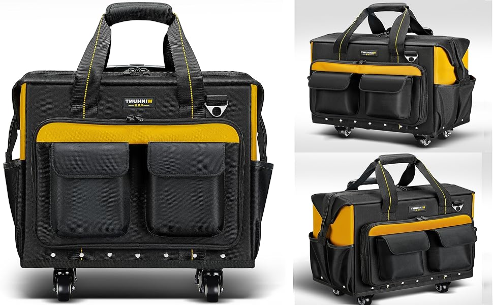 Rolling Tool Bag with Wheels