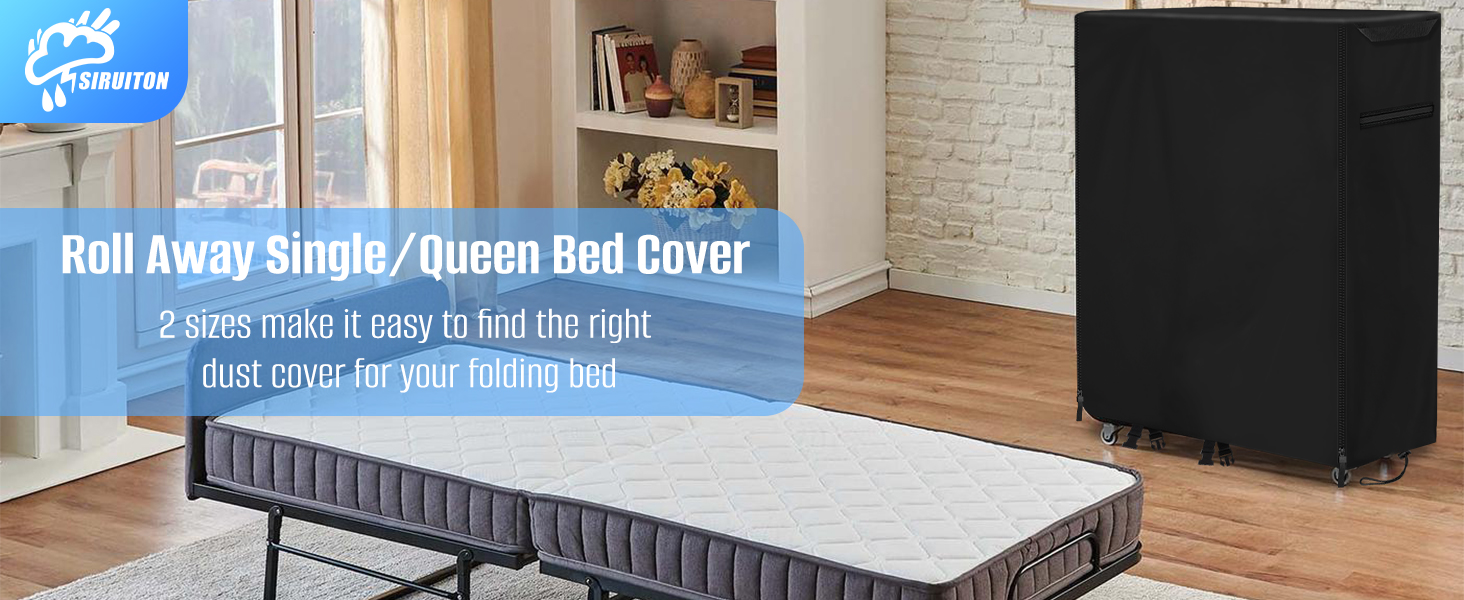 folding twin bed storage cover