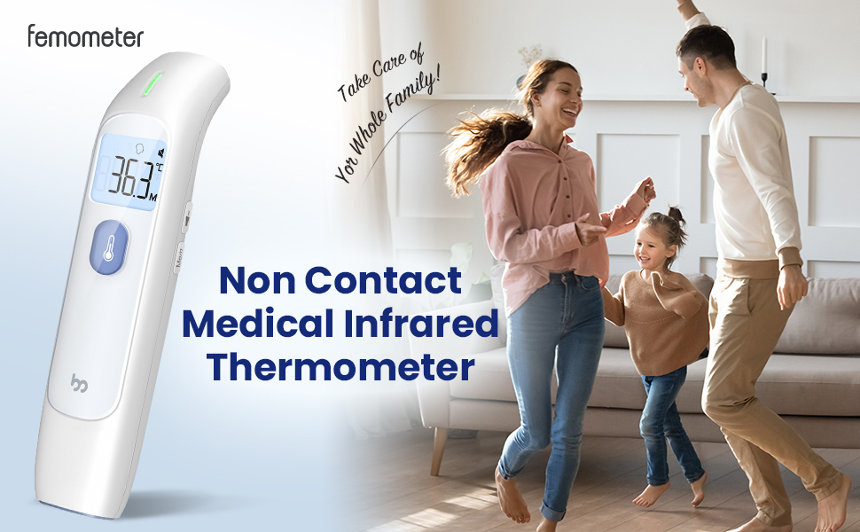 Femometer Forehead Thermometer for Kids and Adults , Infrared