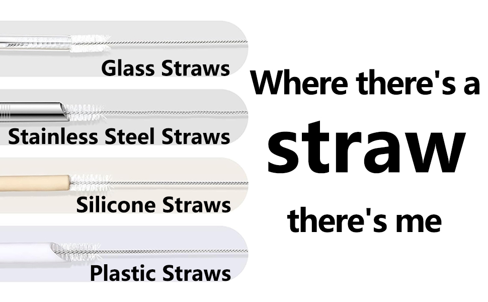 brush cleaner straw cleaning bottle brushes water cup set pipe straws long clean hummingbird glass 