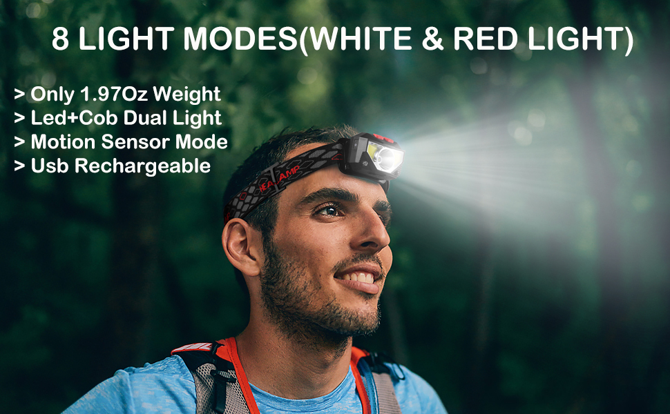 IKAAMA Headlamp, 2 Pack 1100 Lumen Super Bright