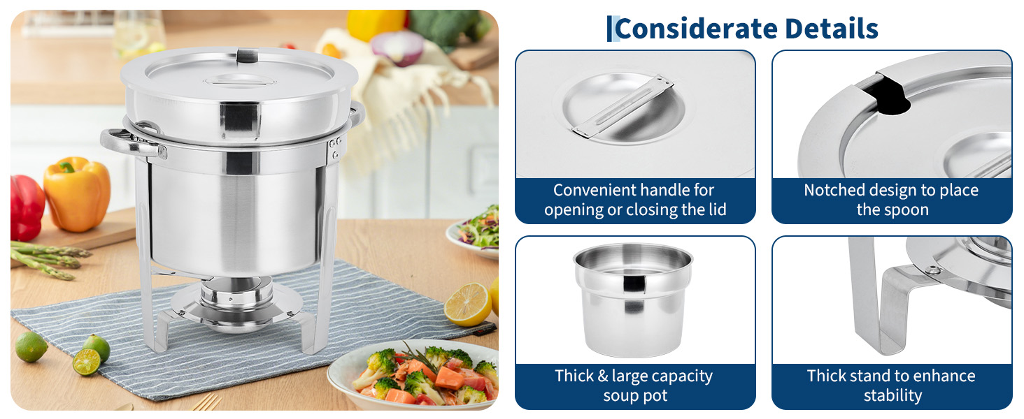 7QT Soup Chafer Set