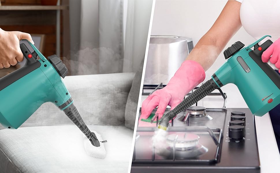 Handheld Steam Cleaner for Home Use, Steamer for Cleaning with Lock