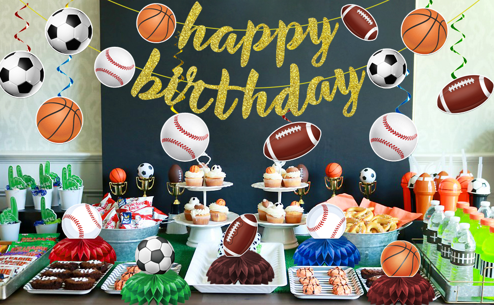 Sports Birthday Party Decorations