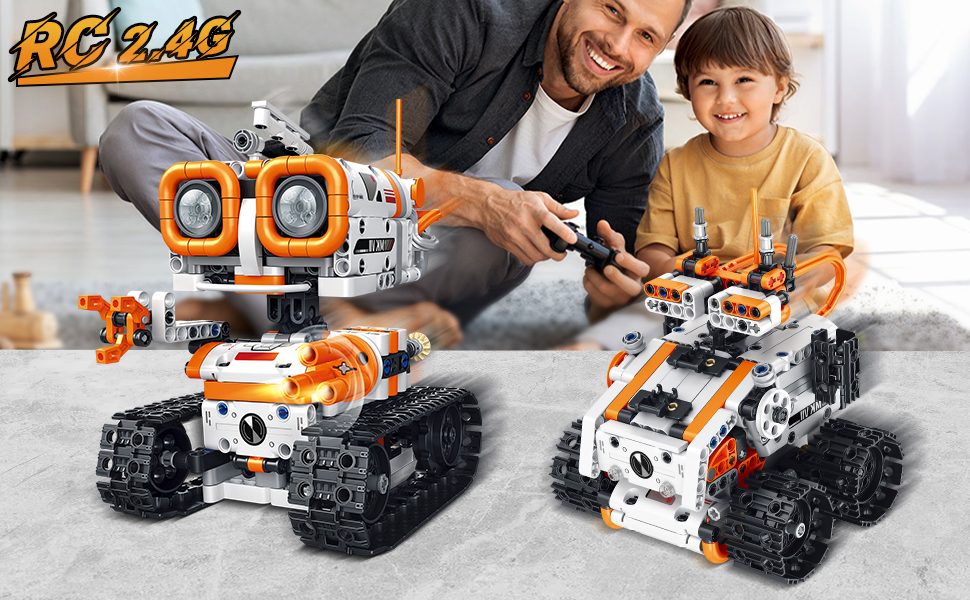 Bouraw Robot Building Kit, App & Remote Control Robot Toys for Kids, 4 ...