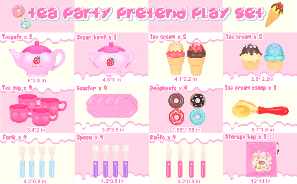 Tea Party Set for Toddlers