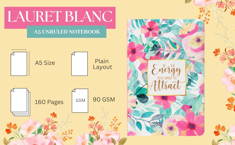 unruled notebook plain journal