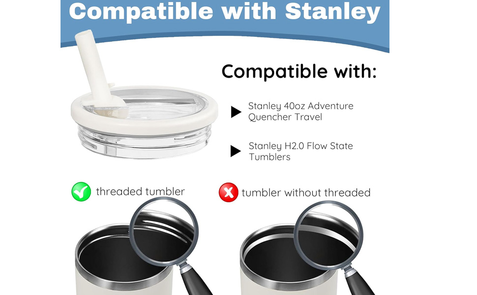 Replaceble, for 40 oz Tumbler lid, Reuseble, Leak-Proof no spill, Splash Resistant