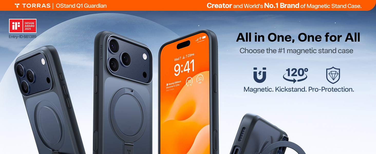 Ostand Magnetic iPhone 17 Pro Case