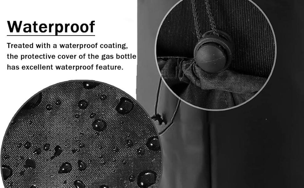 ALLOMN Gas Tank Cover, Propane Tank Cover with Waterproof