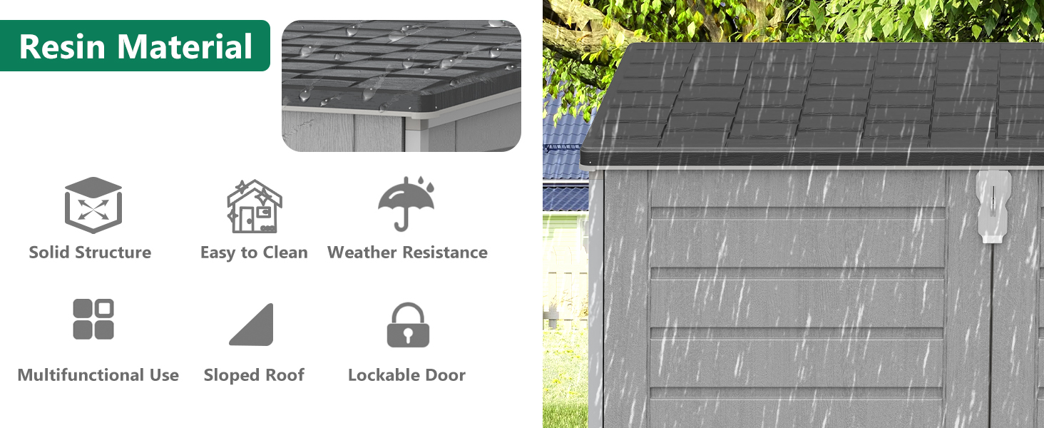 garbage can storage shed