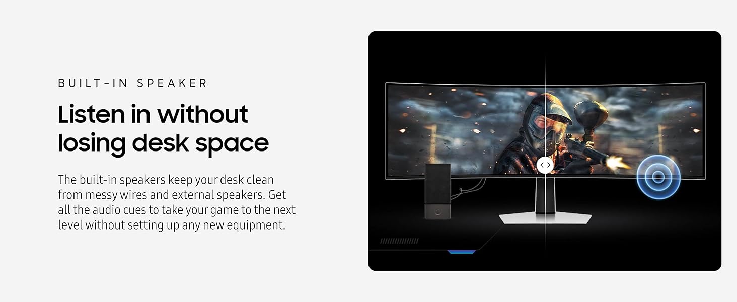 Samsung 49 inch Odyssey OLED G93SC Curved Gaming Monitor