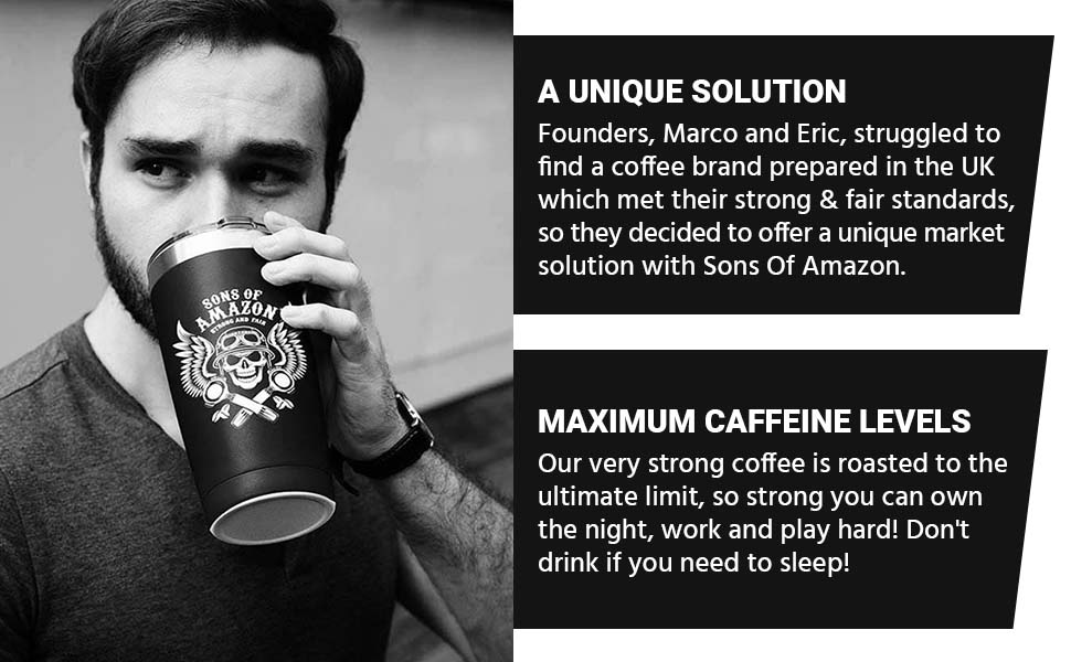 Sons of Amazon 500g Australia's Strongest Ground Coffee High