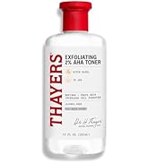 Thayers 2% AHA Exfoliating Toner with Glycolic Acid, Lactic Acid and Witch Hazel, Smoothing and P...
