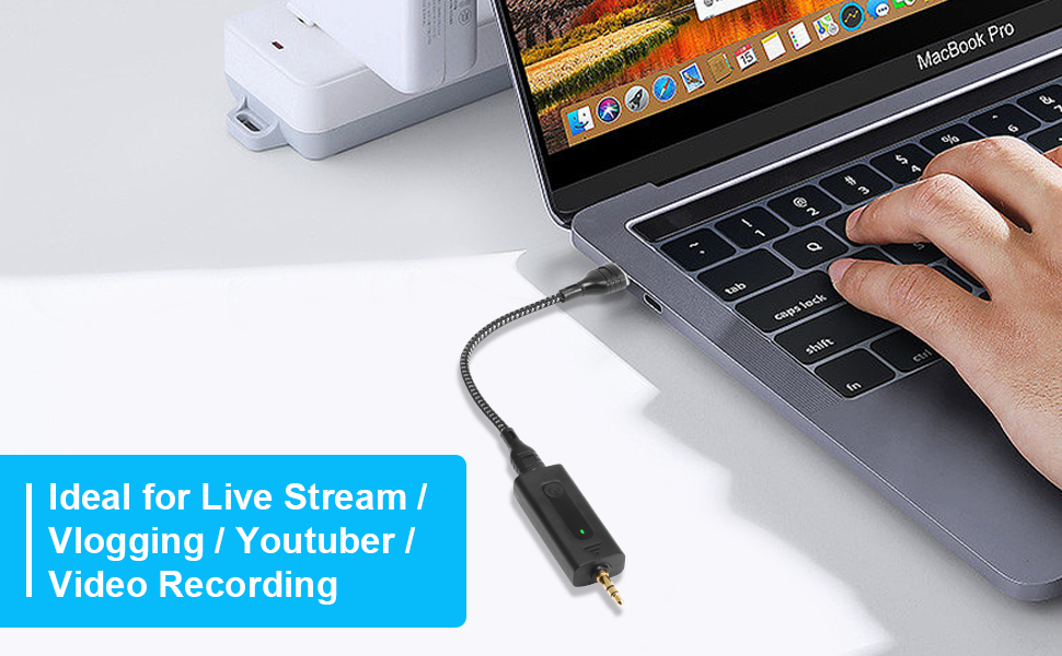 GRTPRTS Dual Wireless Lavalier Microphone for iPhone/Android Phones