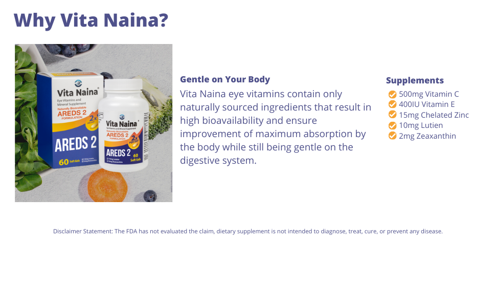 Vita Nain AREDS2 Eye Vitamins