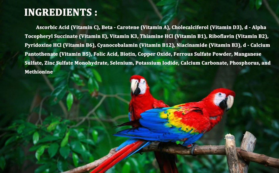 Bird Vitamins