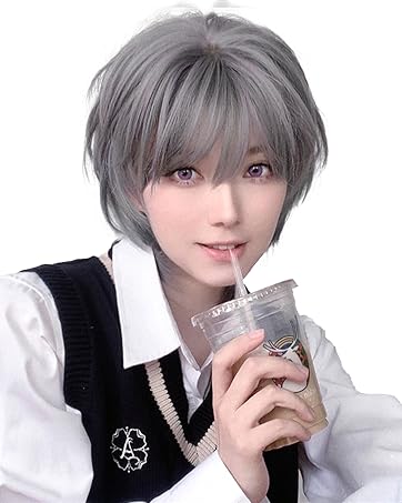 HARMATE cha cha ソフトブラックショートウィッグ 61-7szgGX7L._AC_UL210_SR210,