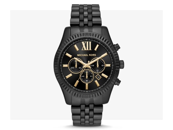 腕時計 Michael Kors ラバーウォッチ ブラック黒シリコン　ゴールド Michael Kors Womens Quartz Watch, Analog Display and