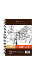 Amazon.com: 9x12 Inch Sketch Book, Sketch Pad, 100 Sheets