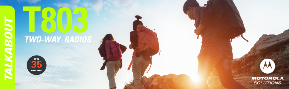 T803 - Single Image Background with Text Overlay, Camping Hiking Theme