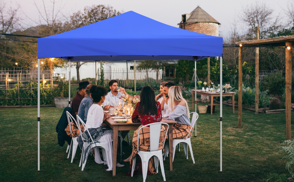 Gazebo, Leadyeah Pop Up Gazebo with Sides, Folding Camping Gazebo 2.5x2