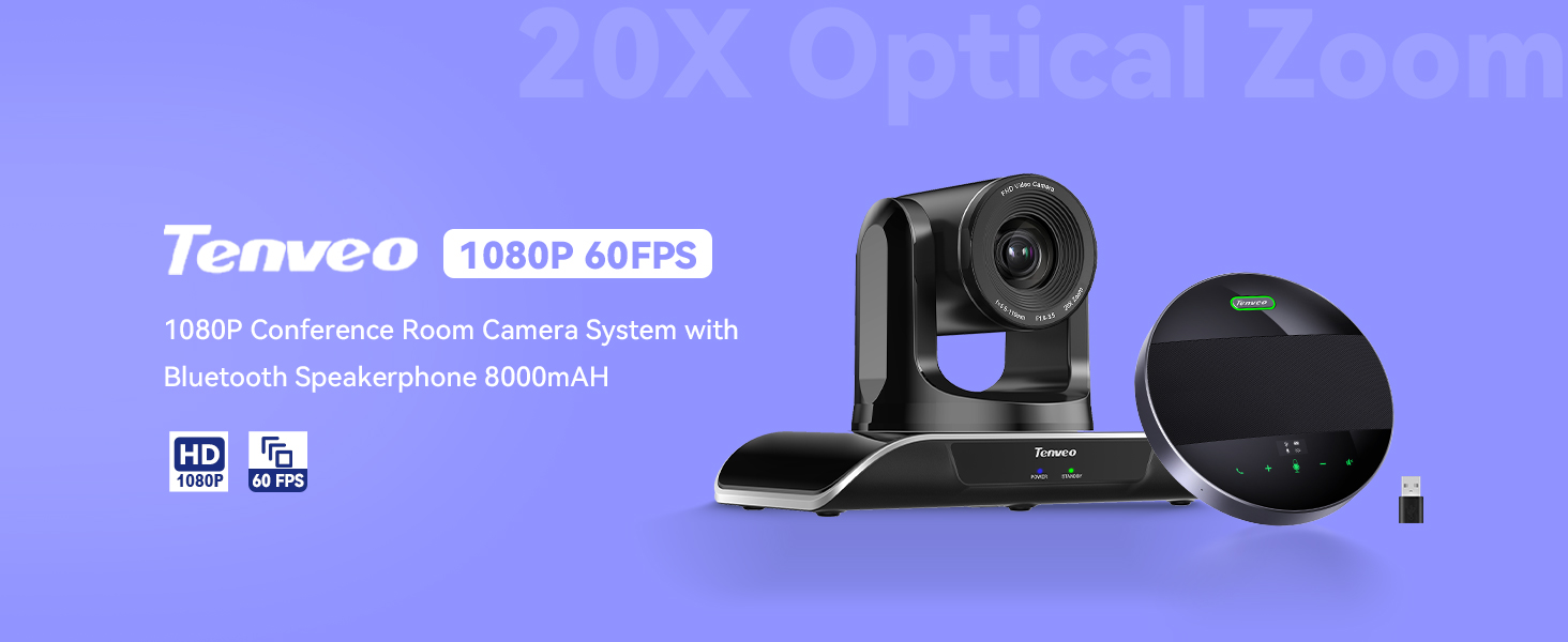 Conference room camera system with bluetooth speakerphone 