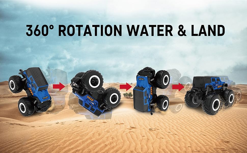 rc trucks 4x4 offroad waterproof monster trucks for boys