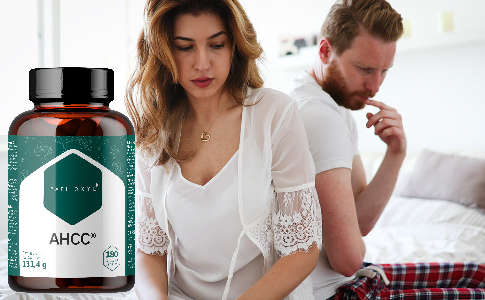 AHCC 180 Kapseln von Papiloxyl 500 mg pro Kapsel. Patentierter