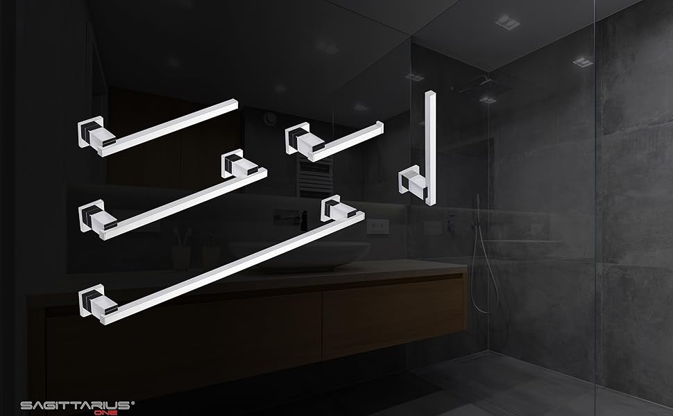 Sagittarius One 270S1 Chrome Spare Toilet Roll Holder Wall Mounted