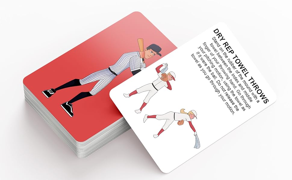 Puredrop Baseball Softball Training Equipment Aid Coach Cards Training Drills for