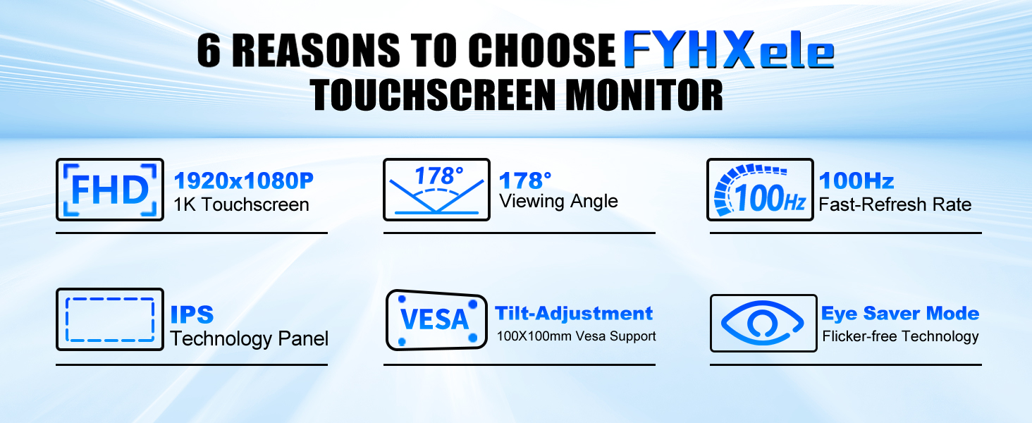 touchscreen monitor touch screen monitors small touch screen 24inch 24" 100Hz 