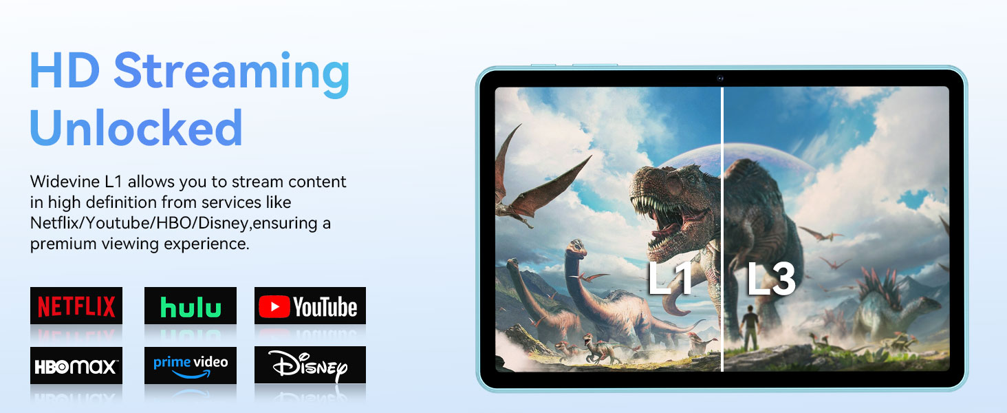 android tablet with widevine l1